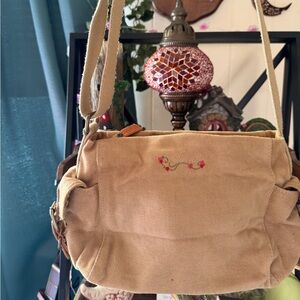 Vintage Whimsical Shoulder Fossil Bag